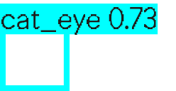 Graphic depiction of AI label, stating Cat_Eye 0.73