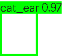 Graphic depiction of AI label, stating Cat_Ear 0.97