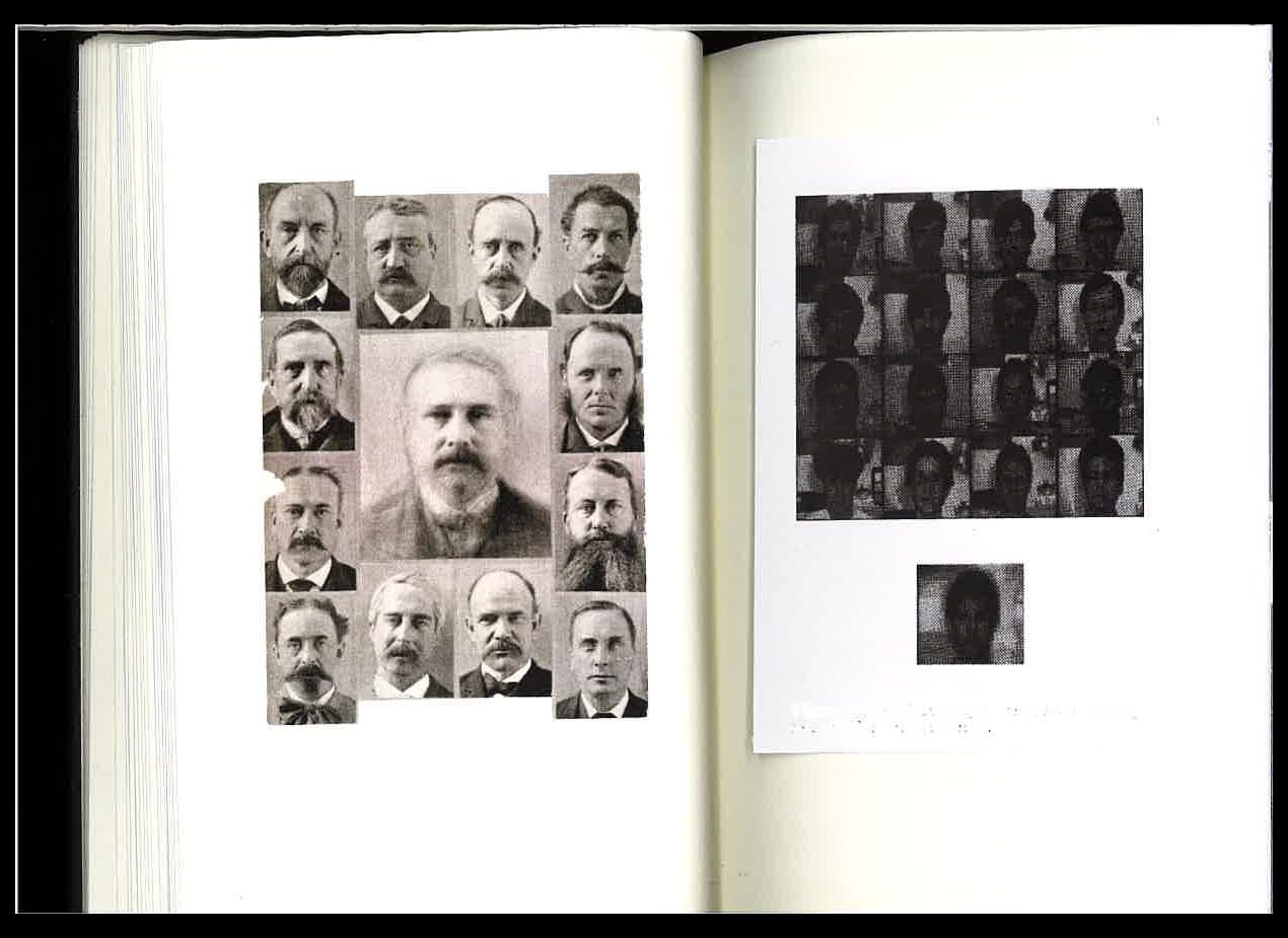 Scan of book spread from the research notebook of Sheung Yiu, from his project Interfaces of Predictions © Sheung Yiu