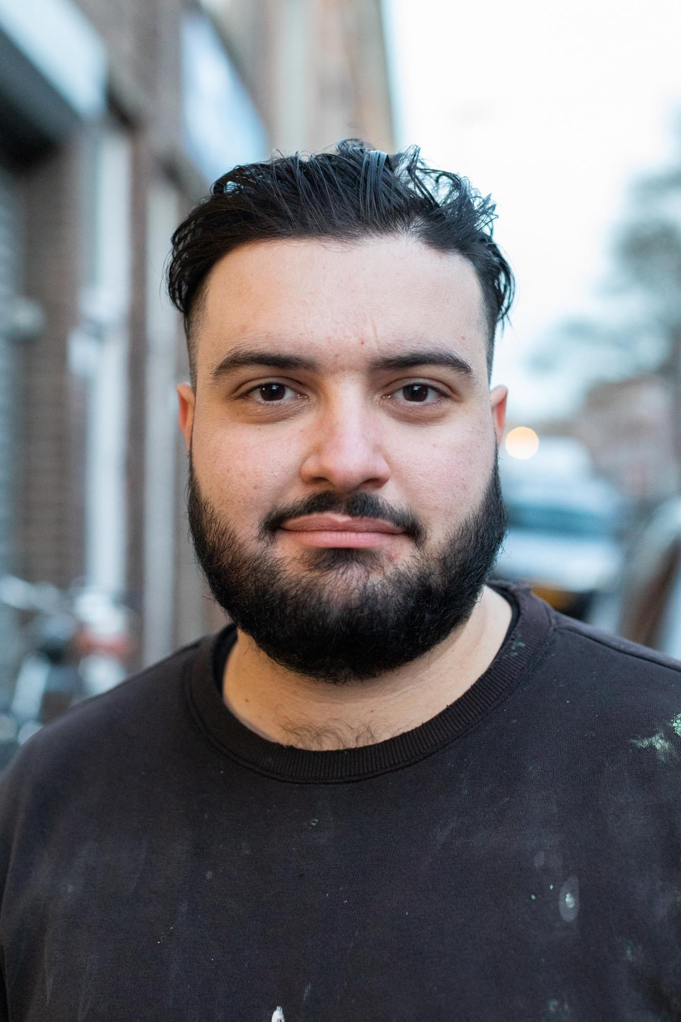 Portrait of a man in Delfshaven, Rotterdam. © Florian Braakman