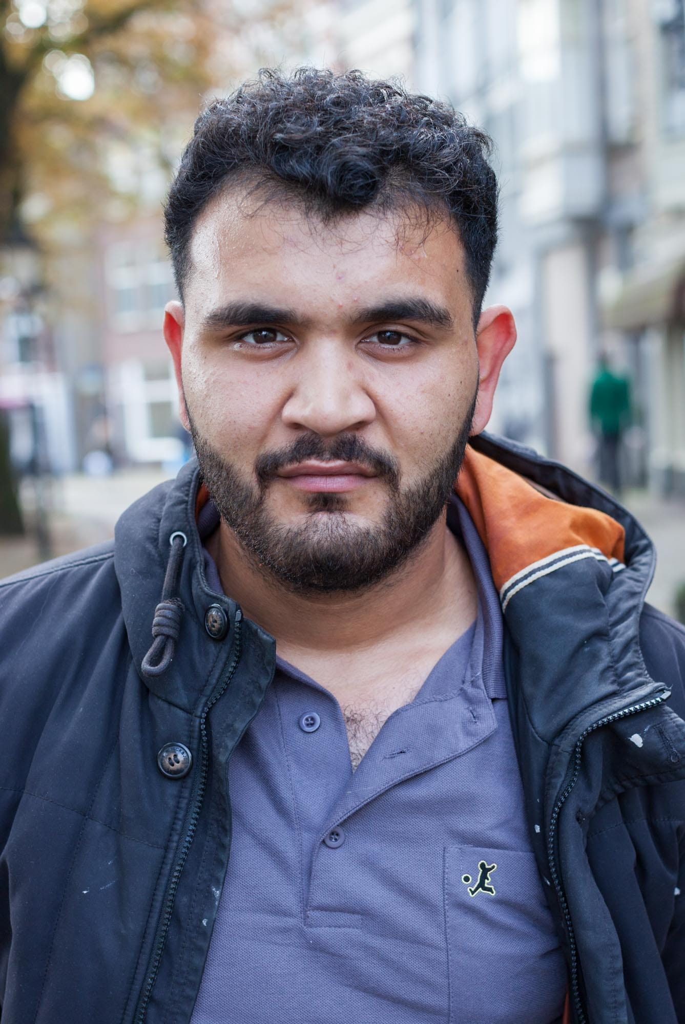 Portrait of a man in Delfshaven, Rotterdam. © Florian Braakman