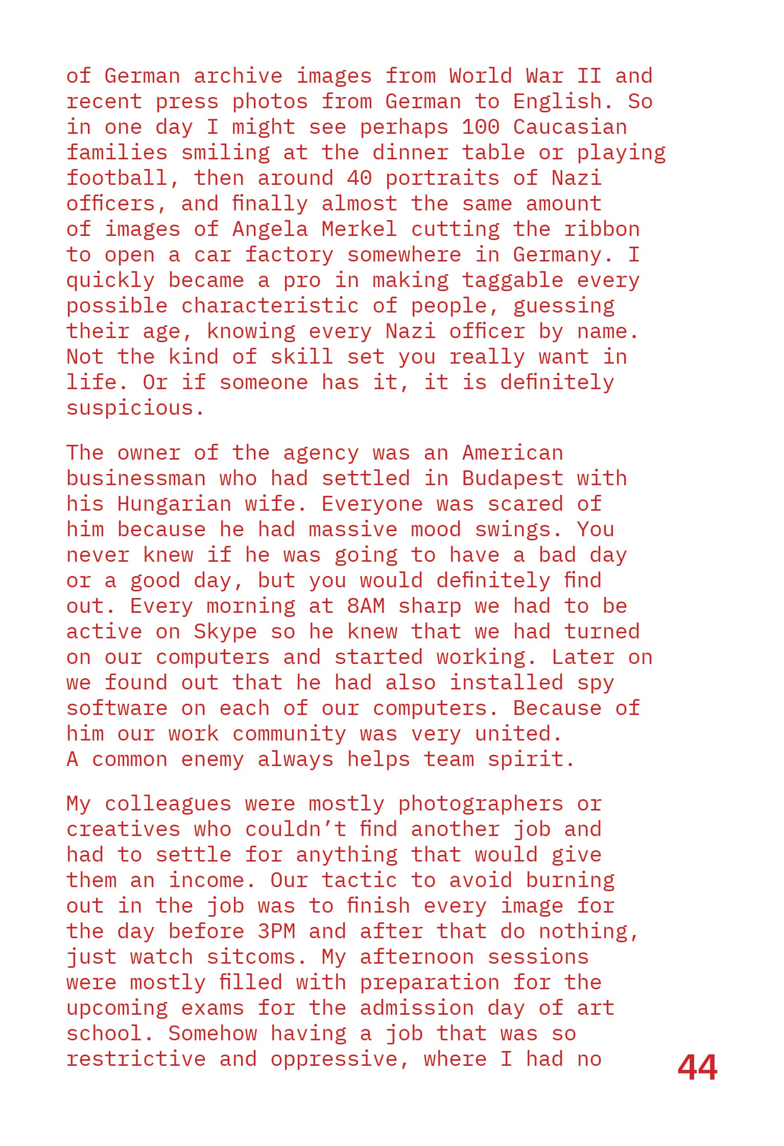 Page 44 from Kata Geibl's See Daylight