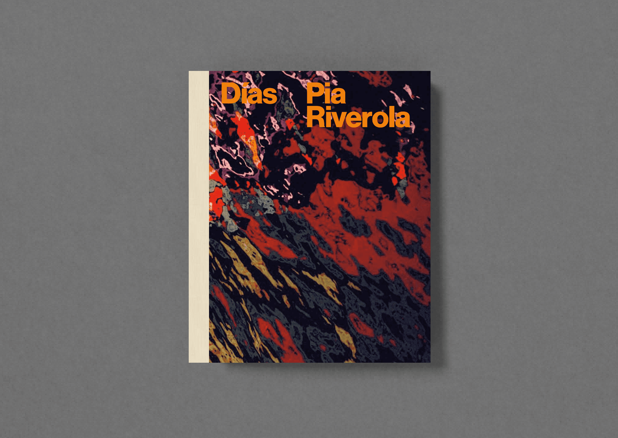 Book on grey background