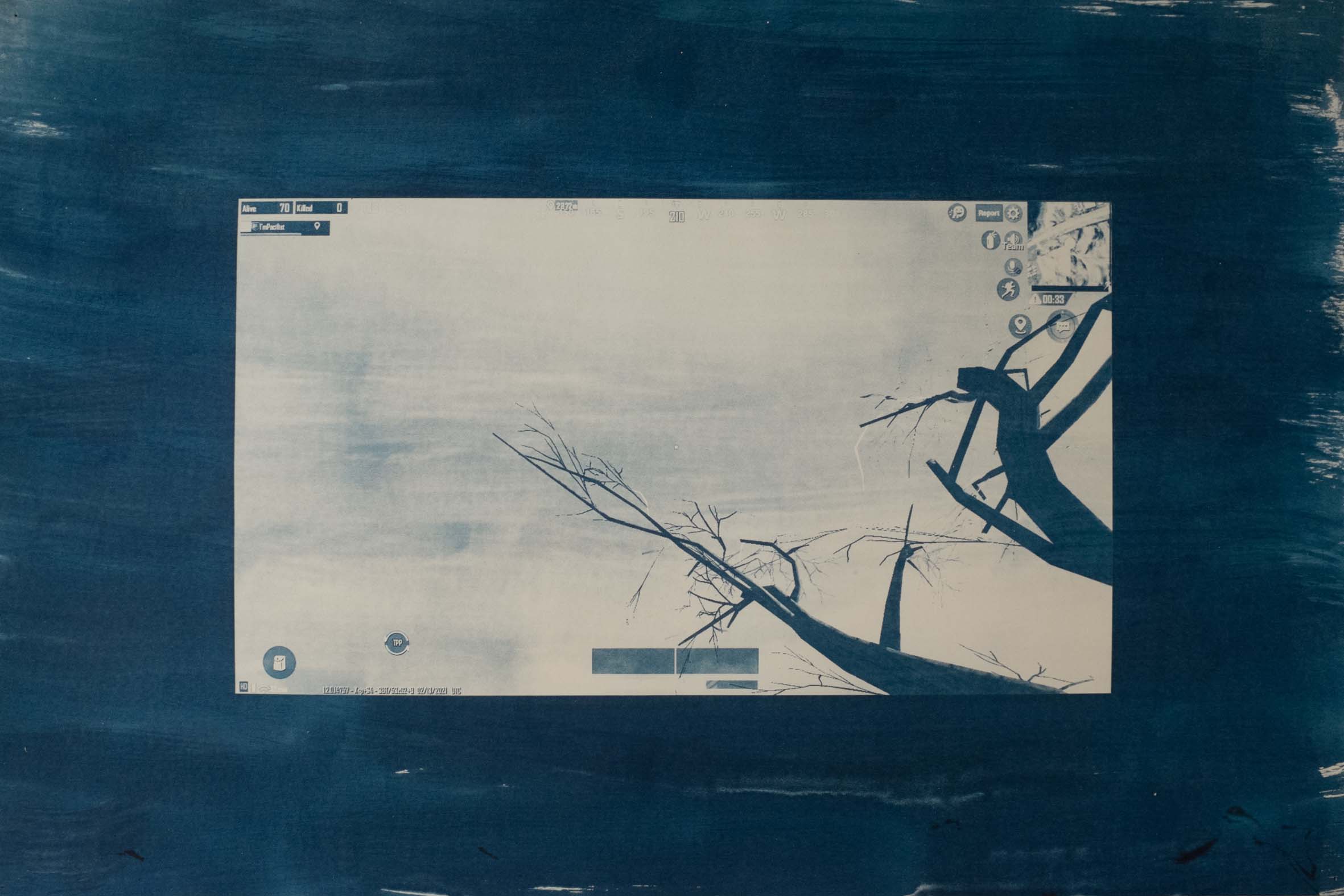 Maybe my eyes turned blue, 2021 © Giath Taha