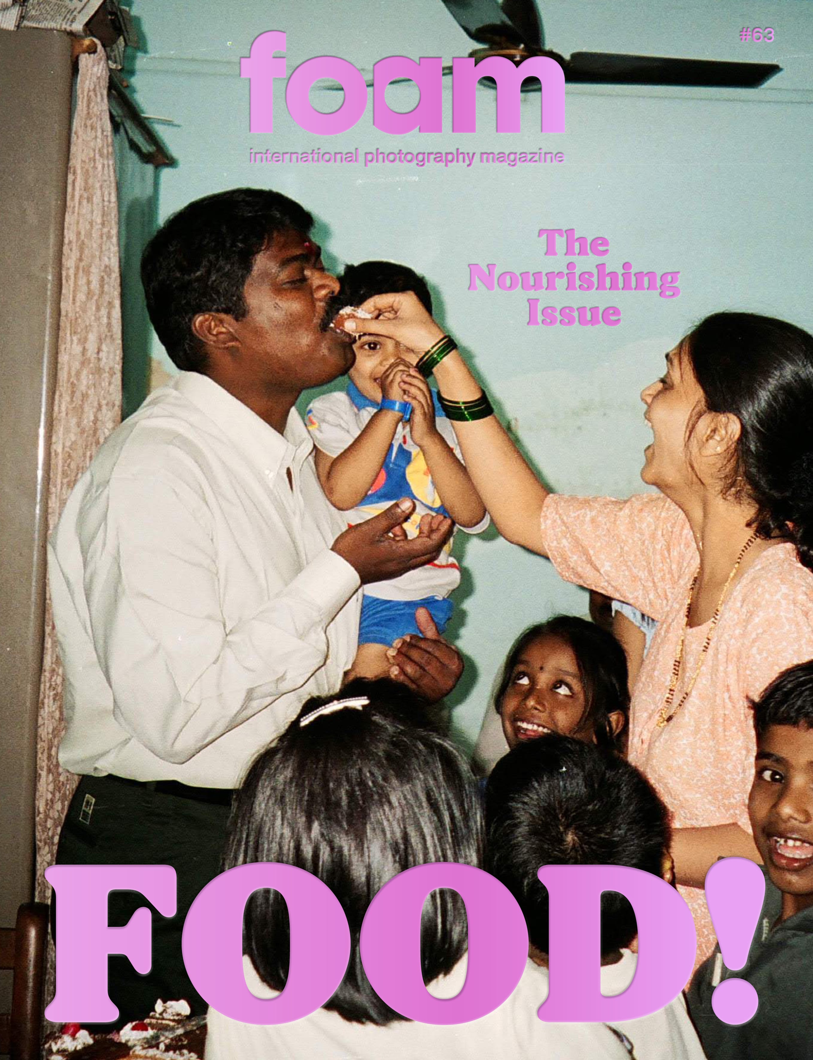 FM63 coved wife feeding husband food with kids around them