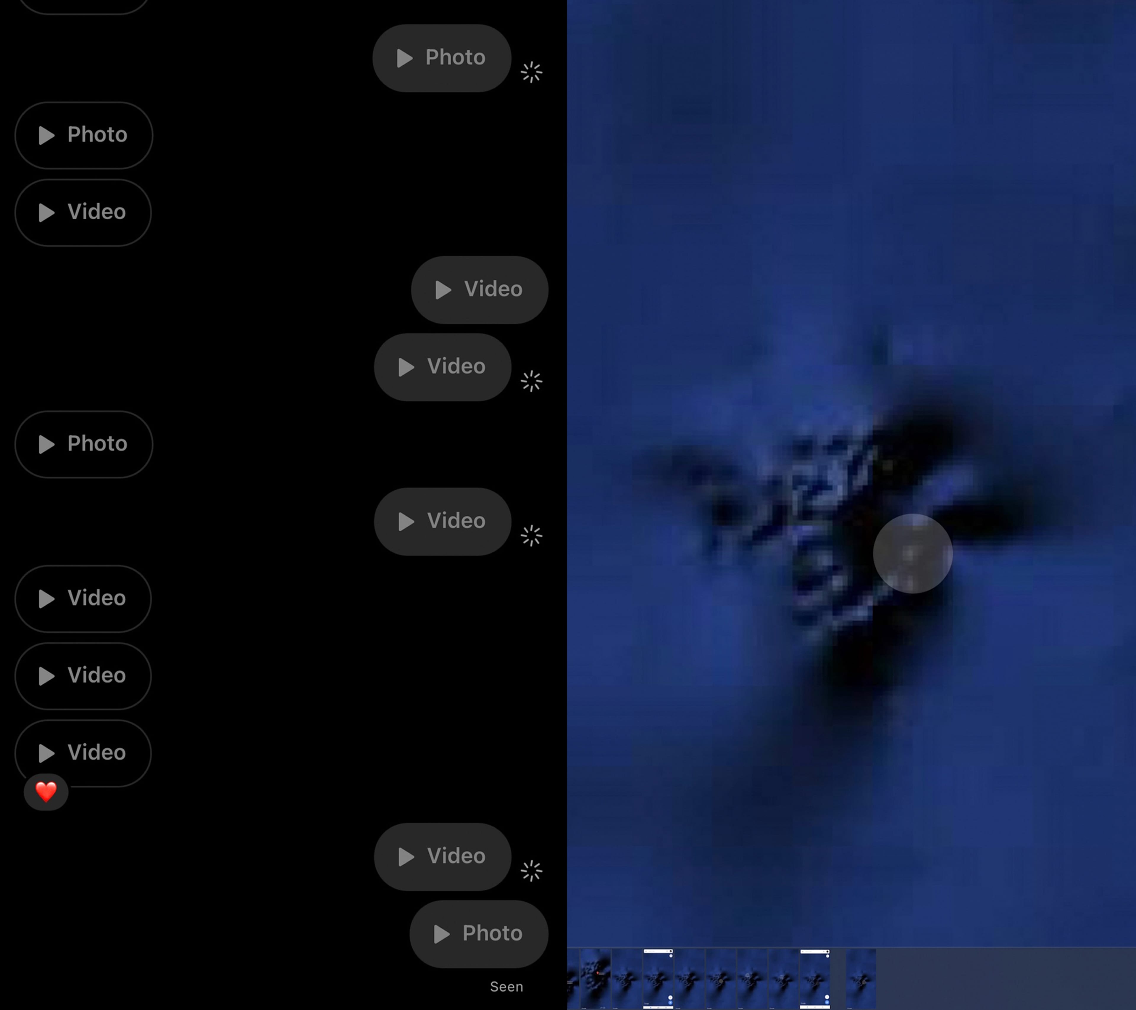 Screenshot from an iPhone
