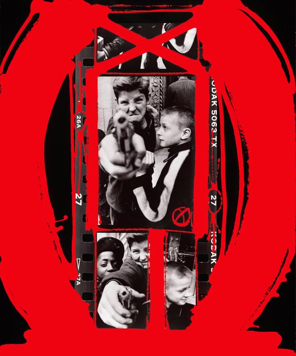Gun 1, New York, 1955, Painted 2005 William Klein