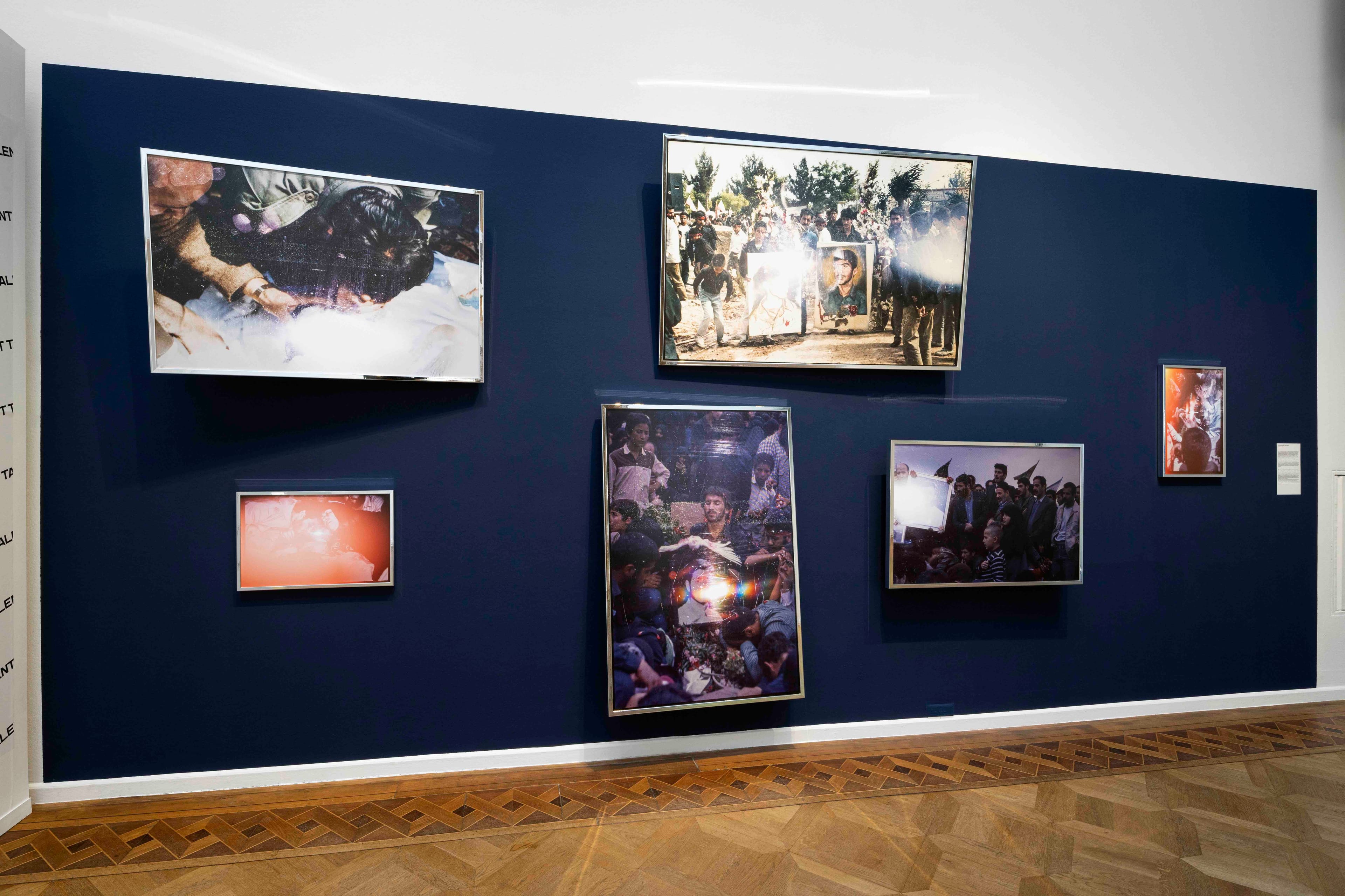 Installation shot of The Martyrs by Ghazaleh Rezaei © Foam. Photo: Christian van der Kooy