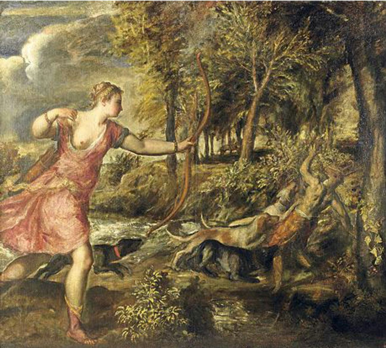 The Death of Actaeon, Titian, c. 1559-1575