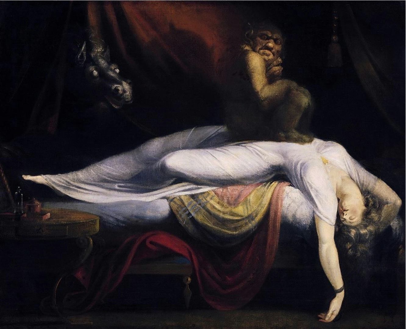 Painting by Henry Fuseli, The Nightmare, 1781