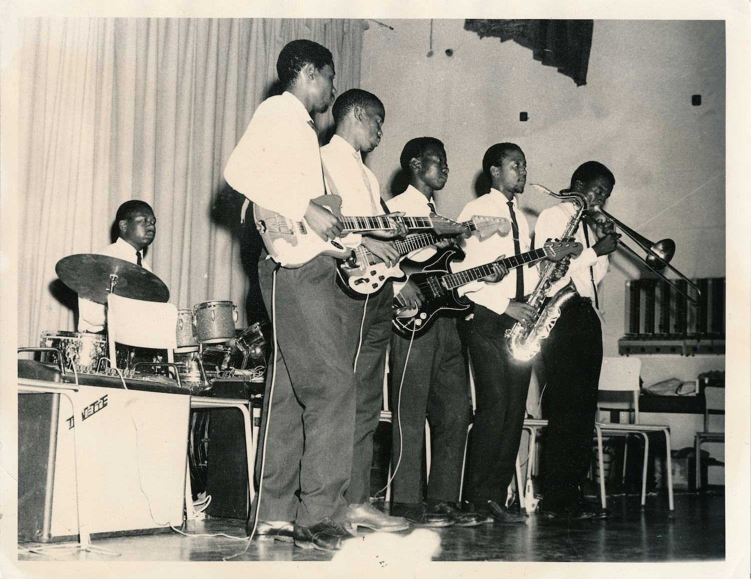 Archival image of the Metronome Swing Orchestra in Botswana © Thero Makepe
