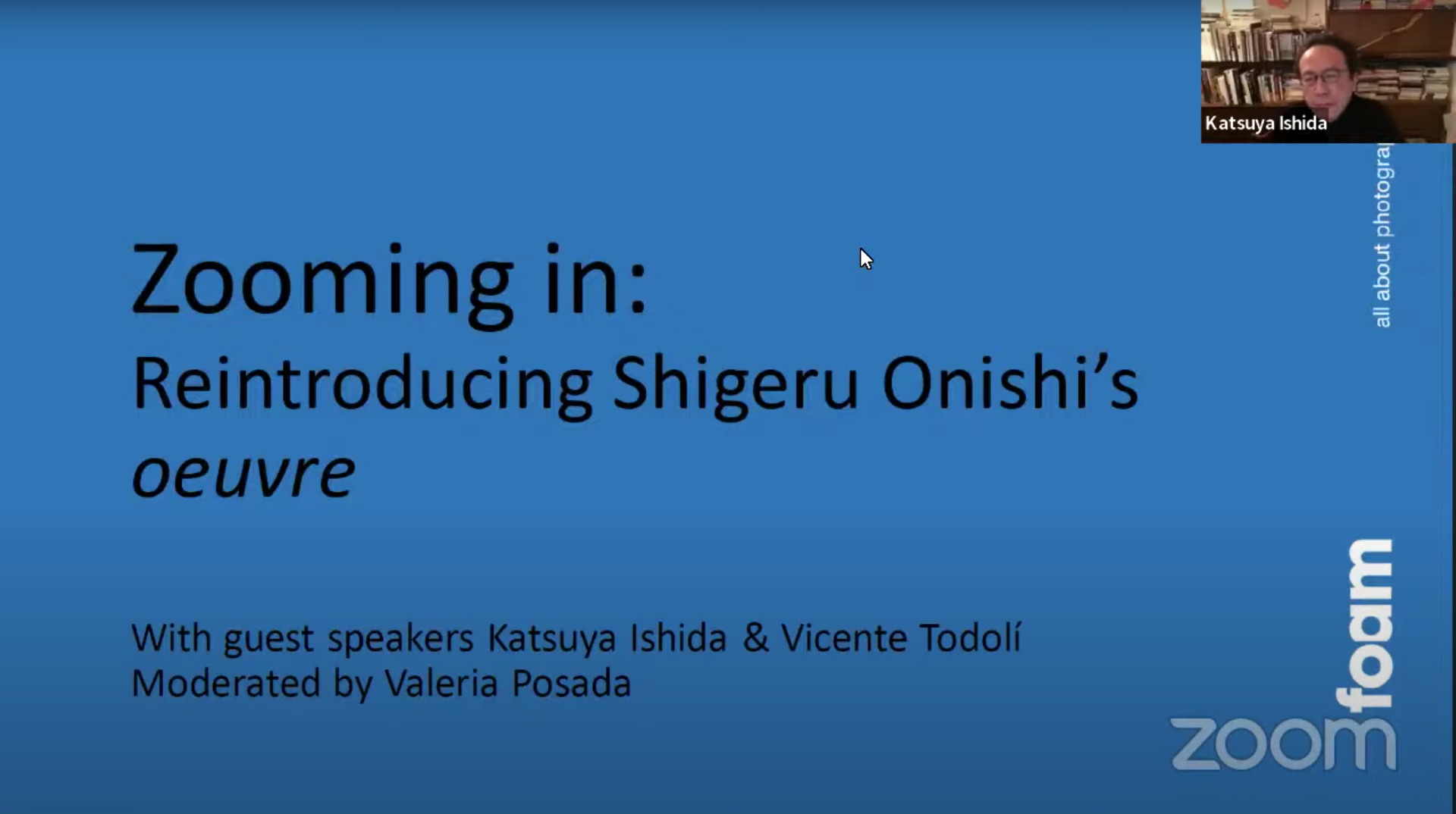 Video still - Zooming In Shigeru Onishi
