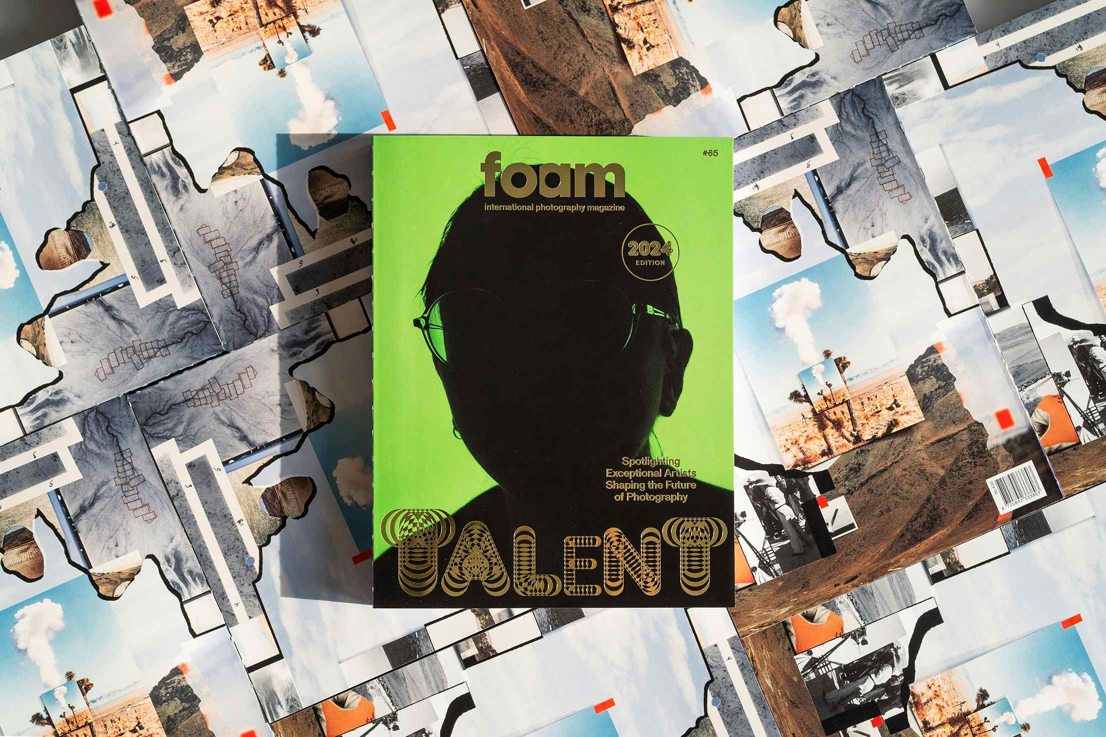  Foam Magazine #65: Talent, 2024 © Foam. Photo Tomas de Groot. Front cover: Faceless, 2023. Image from the series (Inter)Faces of Predictions © Sheung Yiu, courtesy of the artist.