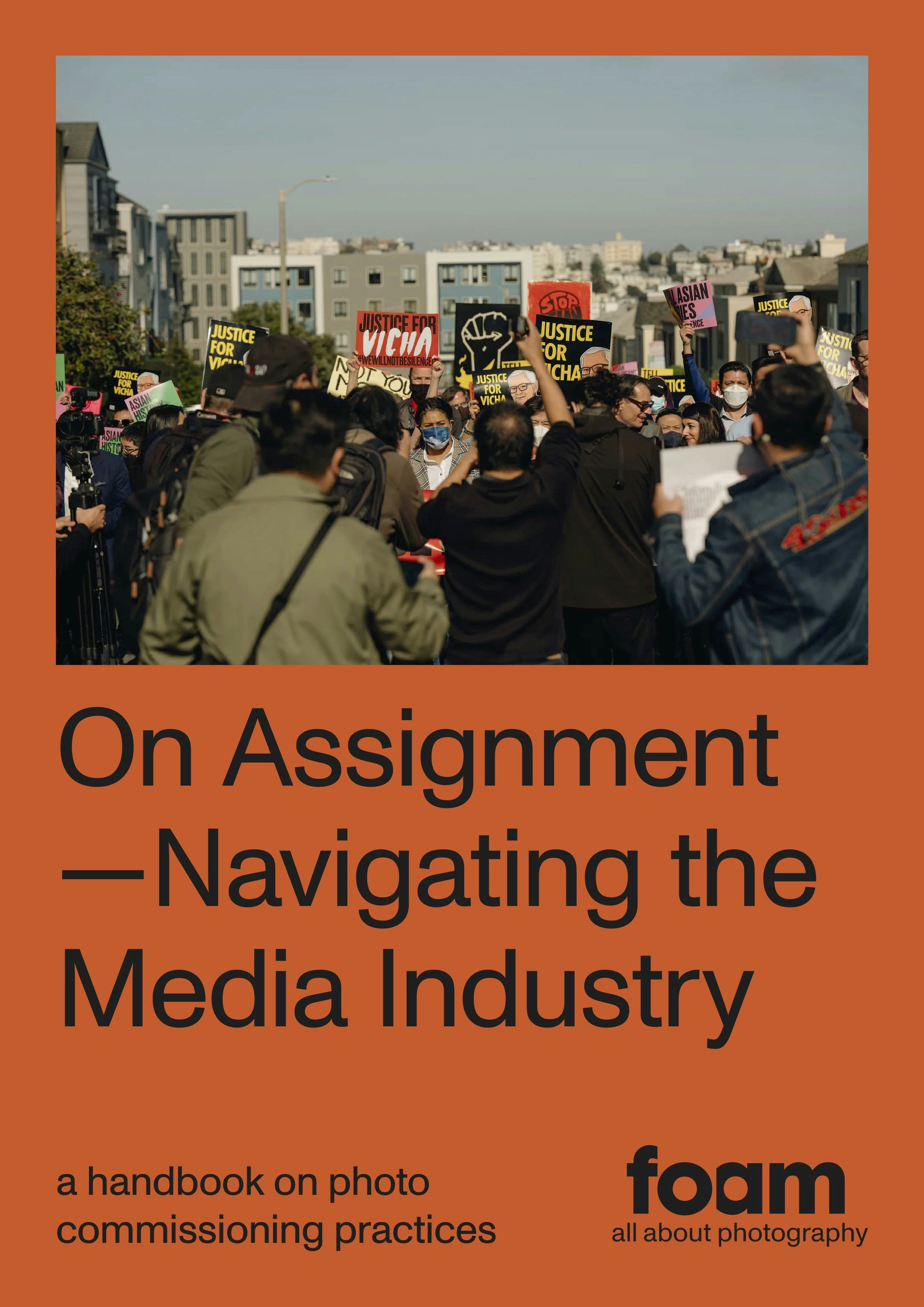 Cover of On Assignment - Navigating the Media Industry. A handbook on photo commissioning practices. By Foam
