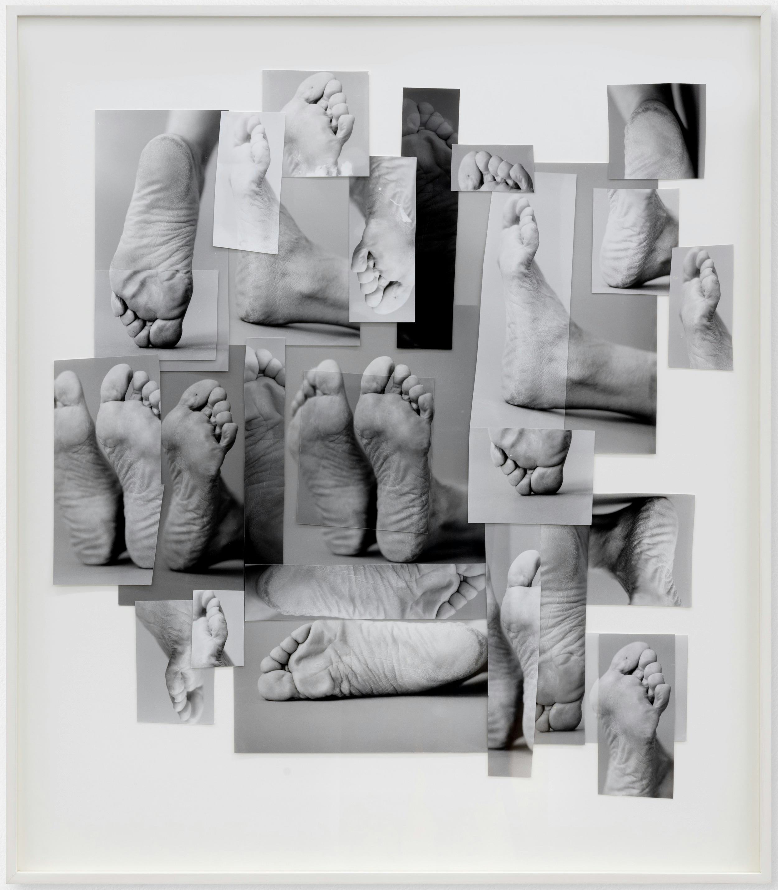 Black and white framed collage of feet © Eleonora Agostini