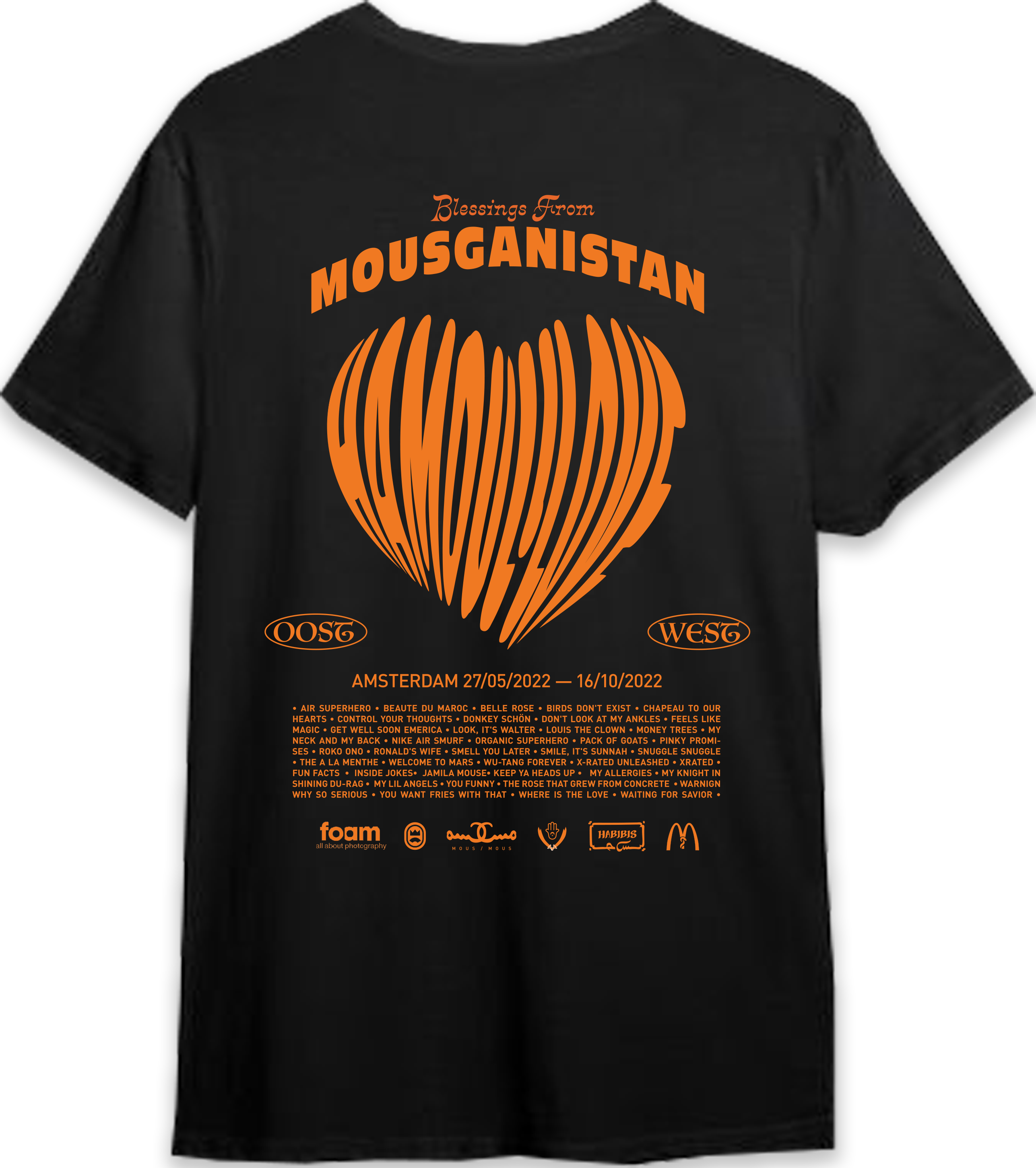 Blessings From Mousganistan Black T-Shirt