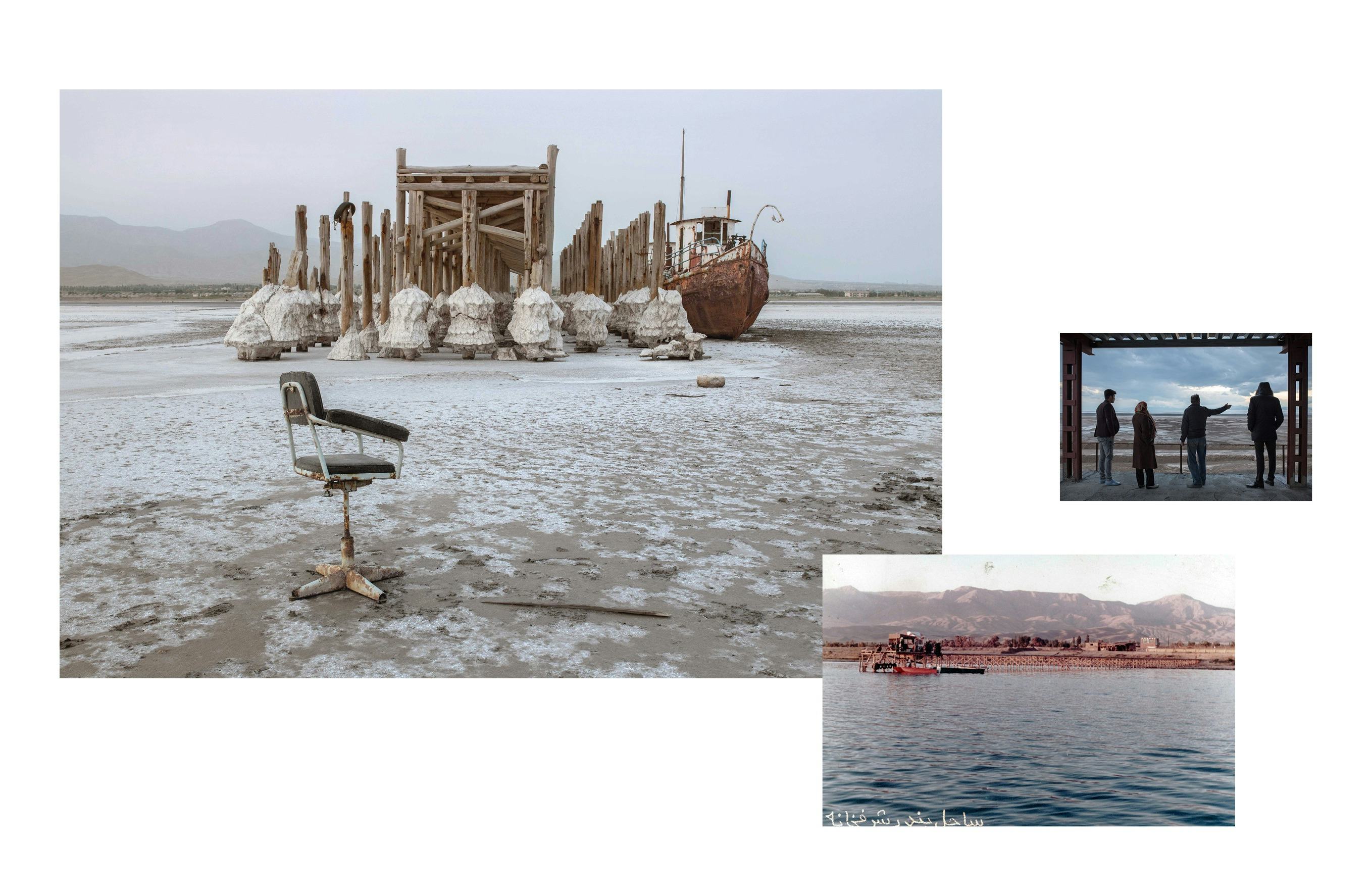 Spread from Foam Magazine #64: EXTREMES–The Environmental Issue, showing images from The Eyes of Earth by Solmaz Daryani